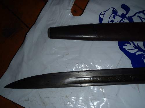 Bayonets bought in a Russian village