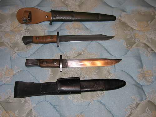 Unknown bayonet or trench knife or ?, help needed