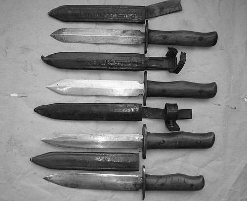 unknown fighting knives ...