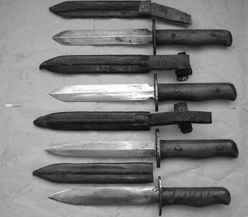 unknown fighting knives ...