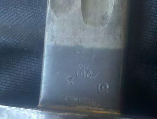 British SMLE 1907 Pattern Sanderson Bayonet Dated May 1918