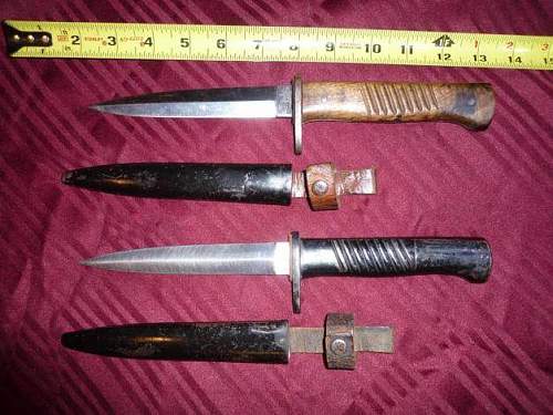 Ernst Busch Made WW1 German Trench Knives