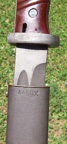 sgx44 'Grey Ghost' 98k Bayonet