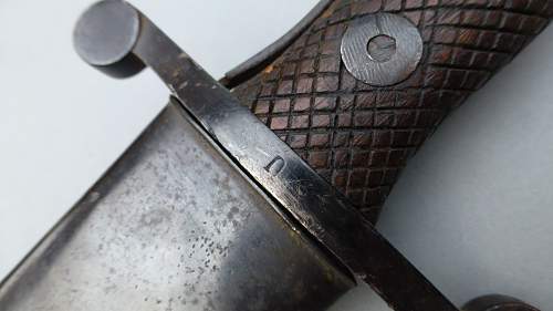 Rare Spanish M1907 Artillery Bolo trench Knife