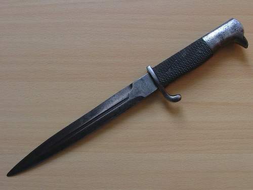 trench knife, also, a bayonet