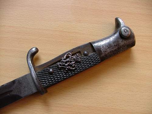 trench knife, also, a bayonet