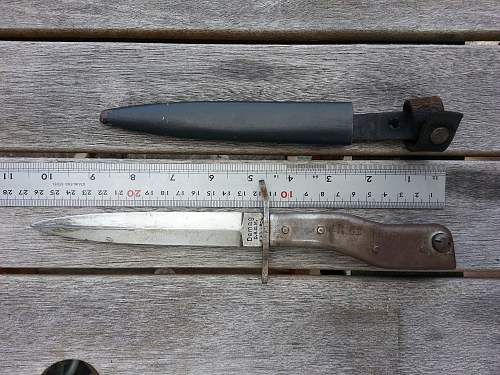 German Demag Crank Handle Bayonet