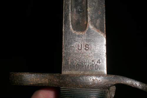 American Bayonet Dated 1919.