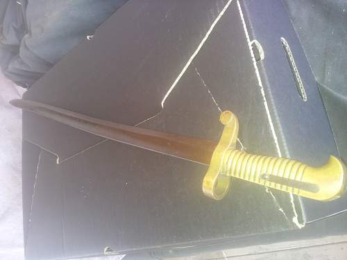 Help identifying antique US sword bayonet