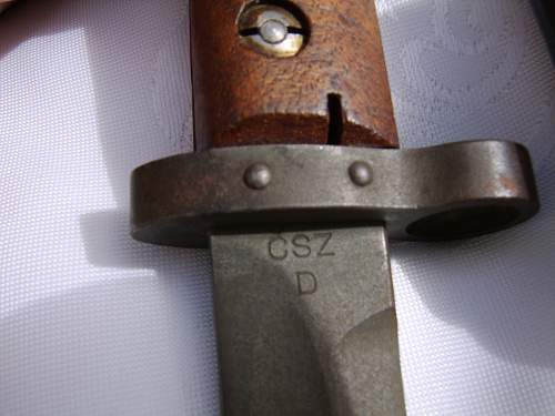 Postwar Czech VZ 24 bayonet