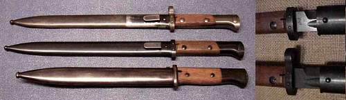 Czech manufactured  Mauser bayonet