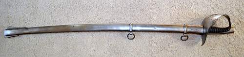 Unit marked Danish model 1843 sword;need help identifying regiments