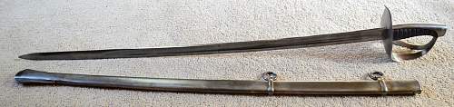 Unit marked Danish model 1843 sword;need help identifying regiments