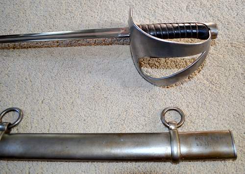 Unit marked Danish model 1843 sword;need help identifying regiments