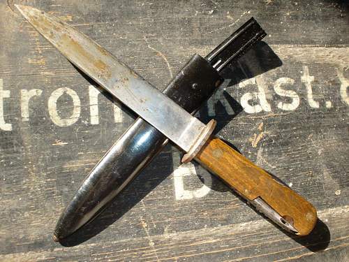 WWII German Combination Tool Trench Knife variants