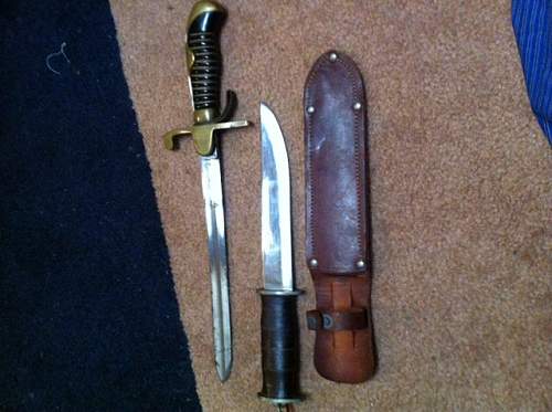 Estate sale knife cut down from sword?