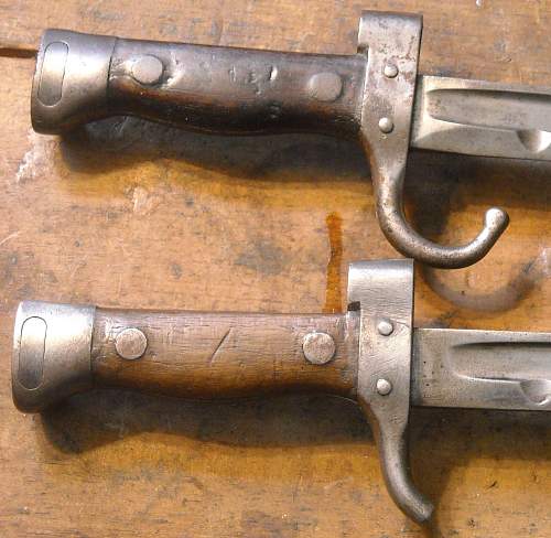 A couple Berthier bayonets