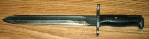 American Bayonet Dated 1919.