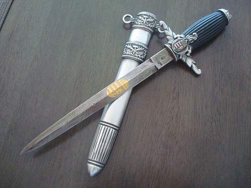 Hungarian Fire Department Dagger ,  Fantasy fake item ? Purchased from Poland .