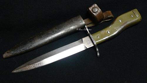 Demag Crank Handle Trench Knife/Bayonet