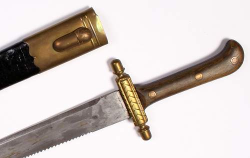 19 century Faschinenmesser Pioneer sword , Fireman's or Forestry