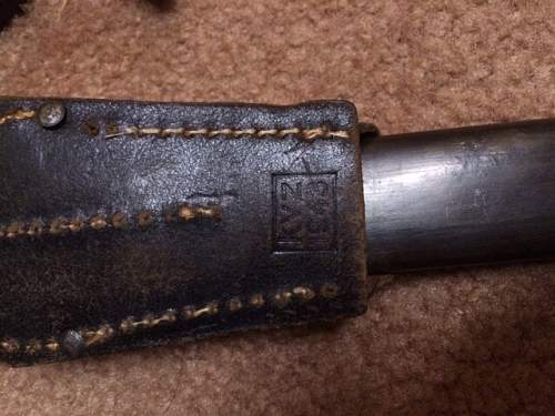 Austrian 1895 bayonet question