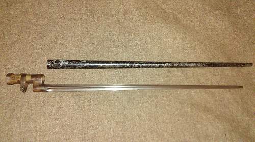 Russian M1891 Bayonet in German/ Austrian Scabbard?