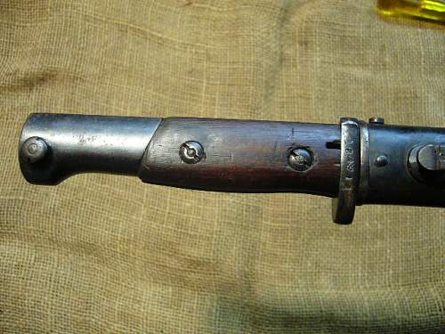 Yugoslav Model 1924 bayonets, original production and German captured