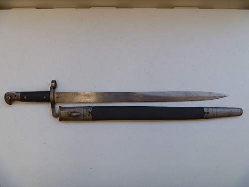 British P1887 Mk. III sword bayonet