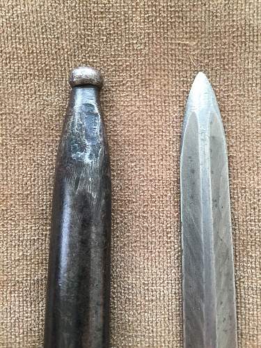 German-modified Belgian Model 1916/24 bayonet