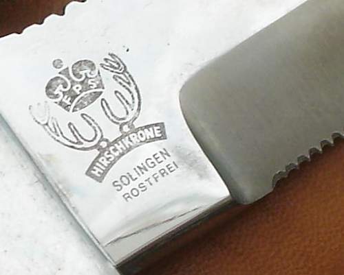 Cord cutter knife of the BW &quot;Hirschkrone&quot;