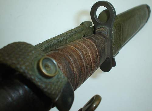 Odd U.S. M4 bayonet