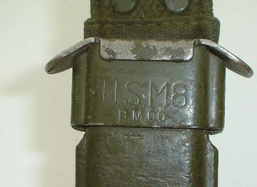 Odd U.S. M4 bayonet