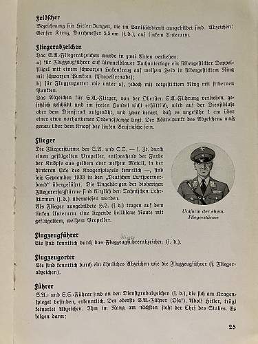 Die uniformen der Braunhemden S.A., S.S., Politische Leiter, H.J., D.J., und B.D.M.