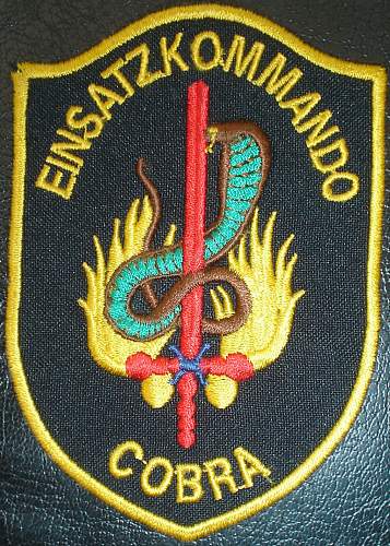 Sleeve badge &quot;EKO COBRA&quot; (Austria´s &quot;SWAT-Team&quot;)