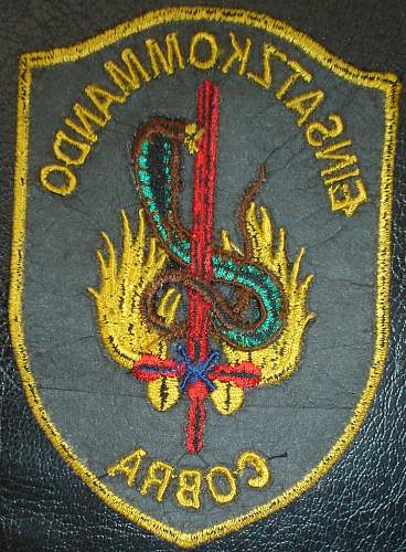 Sleeve badge &quot;EKO COBRA&quot; (Austria´s &quot;SWAT-Team&quot;)