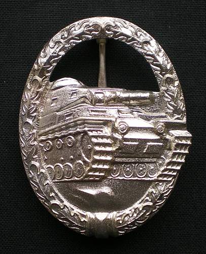 1957er Panzerkampfabzeichen (Silver and Bronze)