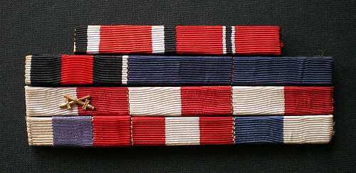 Austrian veteran's ribbon bar