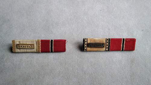 My small Bundeswehr “57 Style” ribbon bar collection