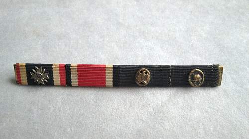 My small Bundeswehr “57 Style” ribbon bar collection