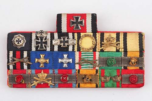 My small Bundeswehr “57 Style” ribbon bar collection