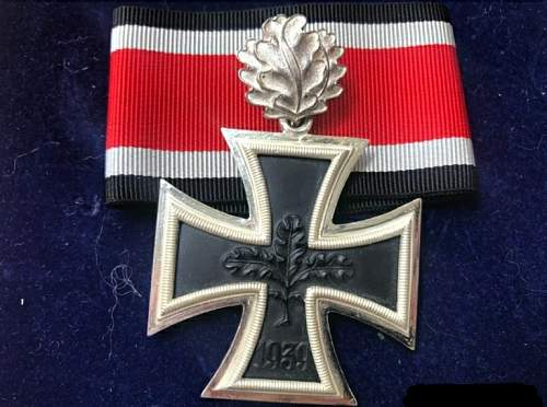 1957 Knights cross of the Iron cross REAL OR FAKE ?