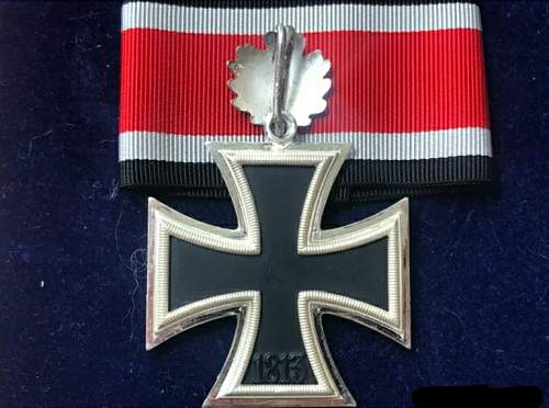 1957 Knights cross of the Iron cross REAL OR FAKE ?