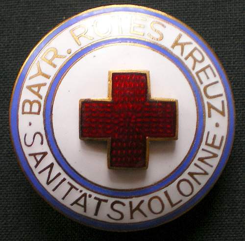 Red Cross decorations and badges