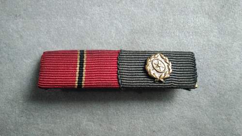 My small Bundeswehr “57 Style” ribbon bar collection