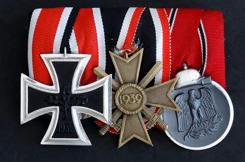 57er Veterans medal group.