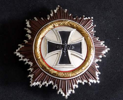 57er Deutsche Kreuz in gold