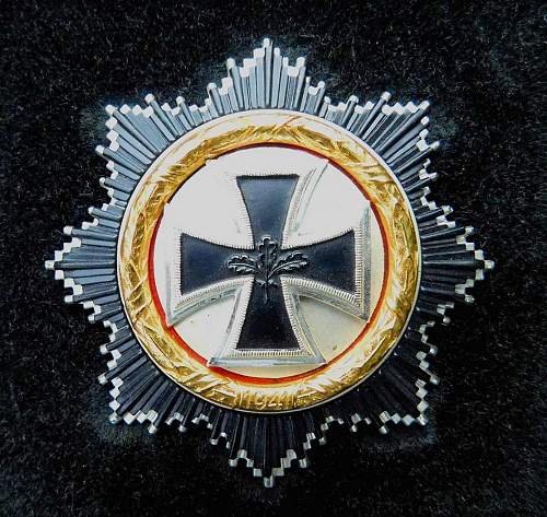 57er Deutsche Kreuz in gold