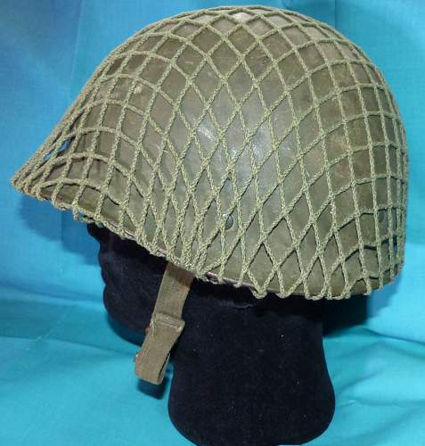 Bundeswehr steel helmets.