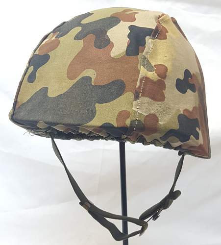 Bundeswehr steel helmets.